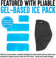 Migraine Relief Ice Pack Hat, Head Gel Ice Cap for Tension Headache Relief